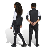 adidas Squadra 25 Full-Zip Kids Tracksuit Black White