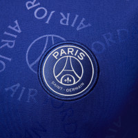 Nike Paris Saint-Germain x Jordan Pre-Match Training Shirt 2024-2025 Blue White