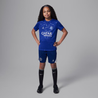 Nike Paris Saint-Germain x Jordan Pre-Match Trainingsshirt 2024-2025 Kids Blauw Wit