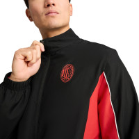 PUMA AC Milan FTBLArchive Training Jacket 2024-2025 Black Red