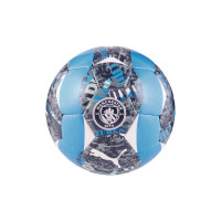 PUMA Manchester City Pre-Match Mini Football Size 1 2024-2025 Grey Light Blue White