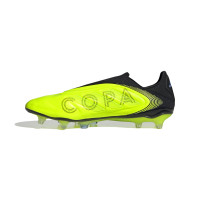 adidas Copa Pure III Elite Laceless Grass Football Boots (FG) Neon Yellow Black Blue