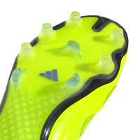 adidas Copa Pure III Elite Laceless Grass Football Boots (FG) Neon Yellow Black Blue