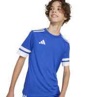 adidas Squadra 25 Kids Football Shirt Blue White
