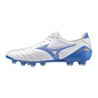 Mizuno Morelia Neo IV Pro Gras Football Shoes (FG) White Blue