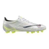 Mizuno Alpha II Elite Gras Football Boots (FG) Silver Neon Yellow Black