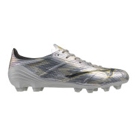 Mizuno Alpha II Pro Gras Football Boots (FG) Silver Grey Gold