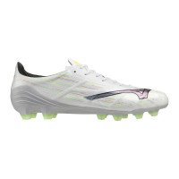 Mizuno Alpha II Pro Gras Football Boots (FG) Silver Neon Yellow Black