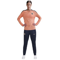 Nike Chelsea Strike Tracksuit 2024-2025 Women's Light Pink Dark Blue Gold