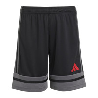 adidas Squadra 25 Kids Football Shorts Black Grey Red