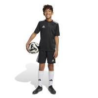 adidas Tastigo 25 Kids Football Shorts Black White
