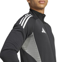 adidas Tiro 25 Competition Full-Zip Tracksuit Black White Grey