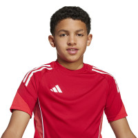 adidas Tiro 25 Competition Trainingsset Kids Rood Zwart Wit