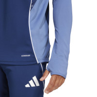 adidas Tiro 25 Competition Trainingstrui 1/4-Zip Donkerblauw Lichtblauw Wit