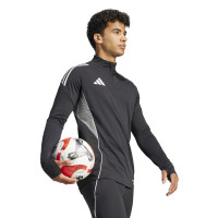 adidas Tiro 25 Competition Trainingspak 1/4-Zip Zwart Wit Grijs