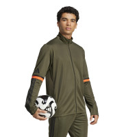 adidas Squadra 25 Training Jacket Dark Green Black Orange