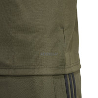 adidas Squadra 25 Training Jacket Dark Green Black Orange