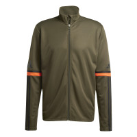 adidas Squadra 25 Training Jacket Dark Green Black Orange