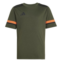 adidas Squadra 25 Voetbalshirt Kids Donkergroen Zwart Oranje