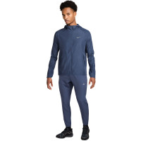 Nike Miler Repel Trainingspak Full-Zip Donkerblauw Zilver