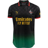 PUMA AC Milan X Off-White 4th Shirt Authentic 2024-2025 Black