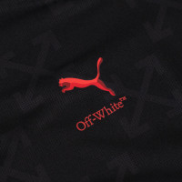 PUMA AC Milan X Off-White Pre-Match Training Shirt 2024-2025 Black Red