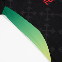 PUMA AC Milan X Off-White Pre-Match Training sweater 1/4-Zip 2024-2025 Black Red