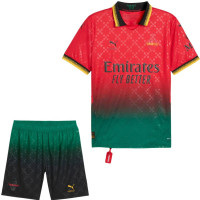 PUMA AC Milan X Off-White 4th Set 2024-2025 Red Black Green