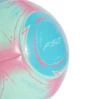 adidas Messi Club Football Turquoise Blue Pink