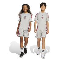 adidas Jude Bellingham Trainingsset Kids Lichtgrijs Zwart Donkerroze