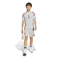 adidas Jude Bellingham Trainingsset Kids Lichtgrijs Zwart Donkerroze