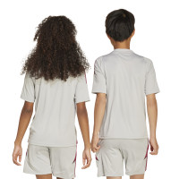 adidas Jude Bellingham Trainingsset Kids Lichtgrijs Zwart Donkerroze