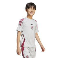 adidas Jude Bellingham Trainingsset Kids Lichtgrijs Zwart Donkerroze