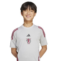 adidas Jude Bellingham Trainingsset Kids Lichtgrijs Zwart Donkerroze