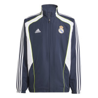 adidas Real Madrid Urban Purist Tracksuit Full-Zip Dark Blue White Light Green