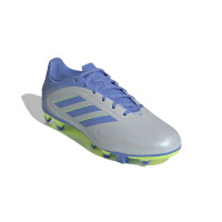 adidas Copa Pure III Club Grass/Artificial Grass Football Boots (MG) Blue Grey Neon Yellow