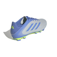 adidas Copa Pure III Club Grass/Artificial Grass Football Boots (MG) Blue Grey Neon Yellow