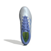 adidas Copa Pure III Club Grass/Artificial Grass Football Boots (MG) Blue Grey Neon Yellow