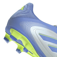 adidas Copa Pure III Club Grass/Artificial Grass Football Boots (MG) Blue Grey Neon Yellow