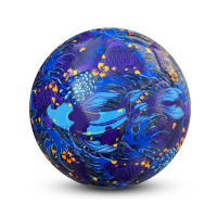 Touzani Koi Street Football Size 5 Purple Blue Yellow