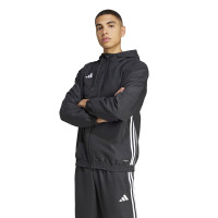 adidas Tiro 25 Essential Trainingsjack Woven Hooded Zwart Wit