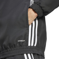 adidas Tiro 25 Essential Trainingsjack Woven Hooded Zwart Wit