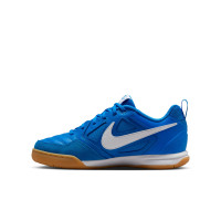 Nike Gato Zaalvoetbalschoenen (IN) Kids Blauw Wit Bruin