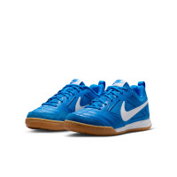 Nike Gato Zaalvoetbalschoenen (IN) Kids Blauw Wit Bruin