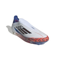 adidas F50 Son Elite Veterloze Gras Voetbalschoenen (FG) Wit Zwart Rood Blauw