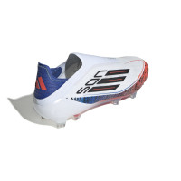 adidas F50 Son Elite Veterloze Gras Voetbalschoenen (FG) Wit Zwart Rood Blauw