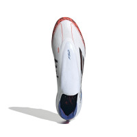 adidas F50 Son Elite Veterloze Gras Voetbalschoenen (FG) Wit Zwart Rood Blauw