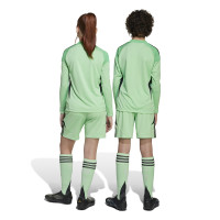 adidas Tiro 24 Kids Football Shorts Green Black