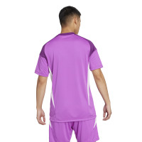 adidas Tiro 25 Competition Goalkeeper Short Sleeve Jersey Purple White