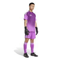 adidas Tiro 25 Competition Goalkeeper Short Sleeve Jersey Purple White